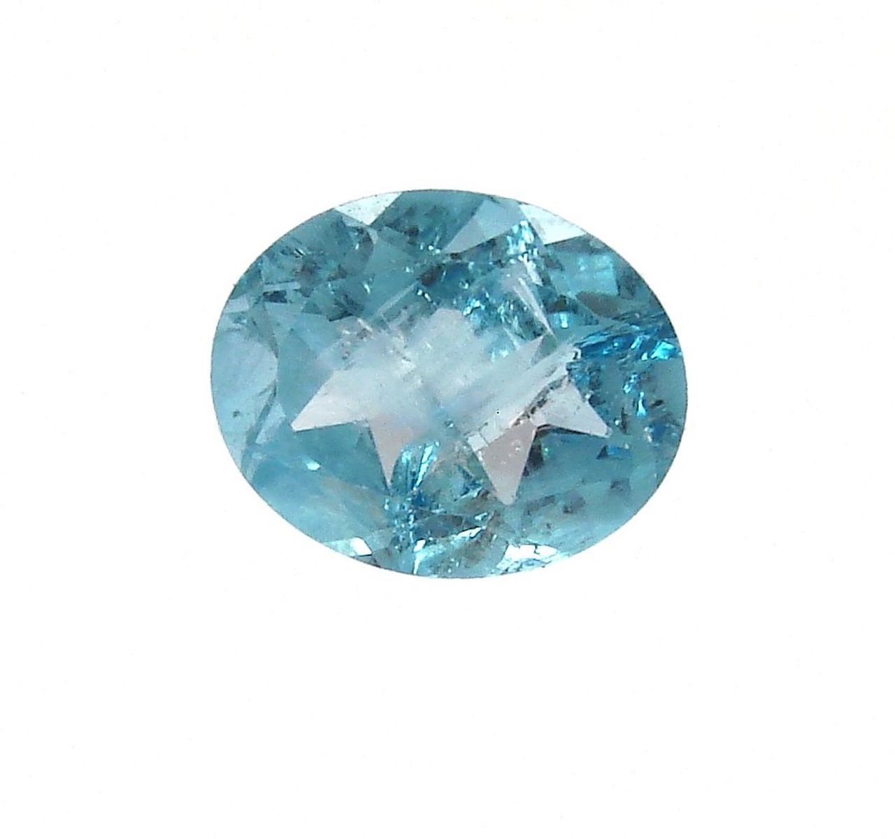 Broušený fazetovaný modrý topaz (239)